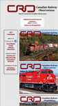 Mobile Screenshot of canadianrailwayobservations.com